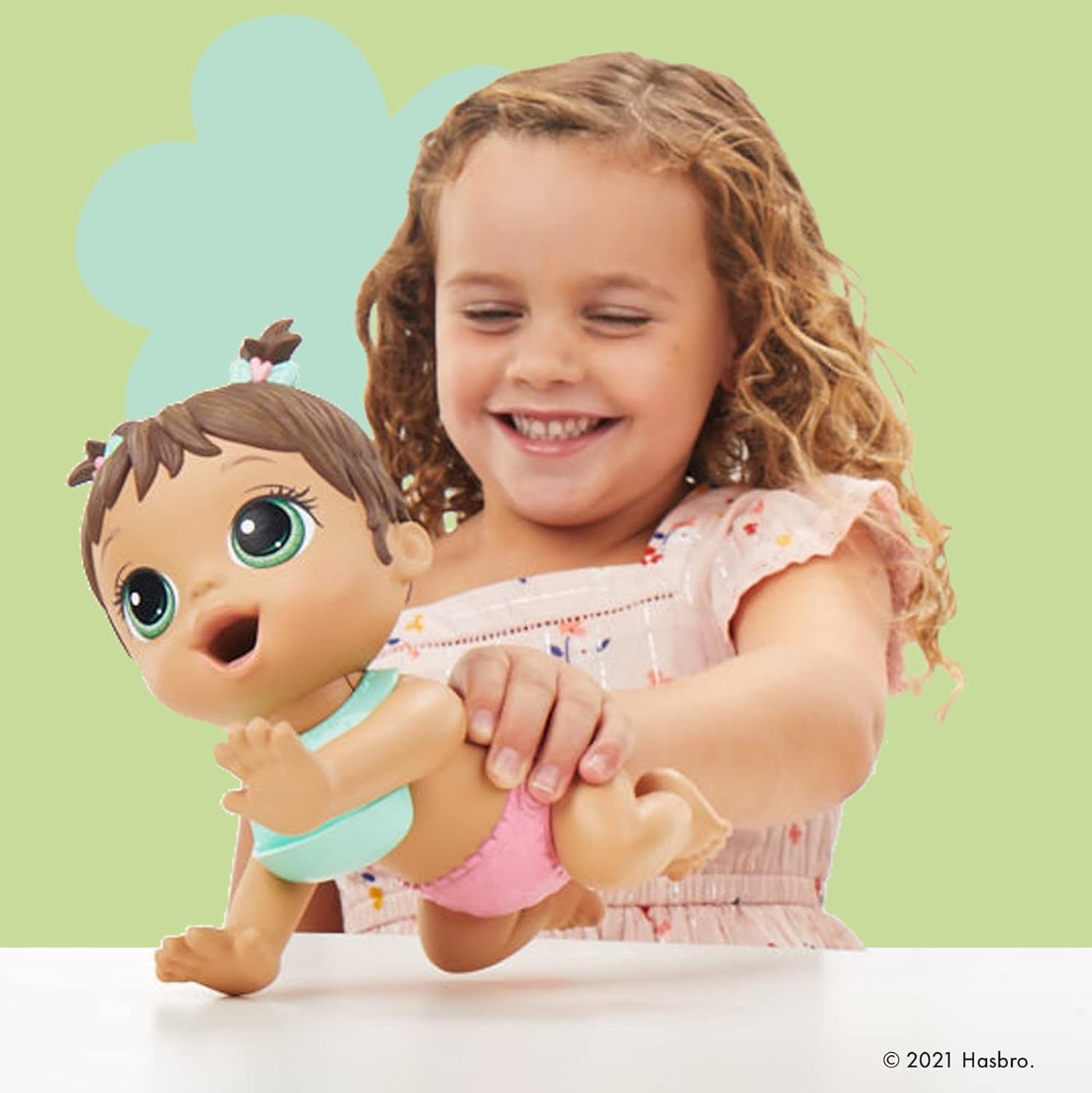Baby Alive Lil Snacks Doll (Brown Hair)