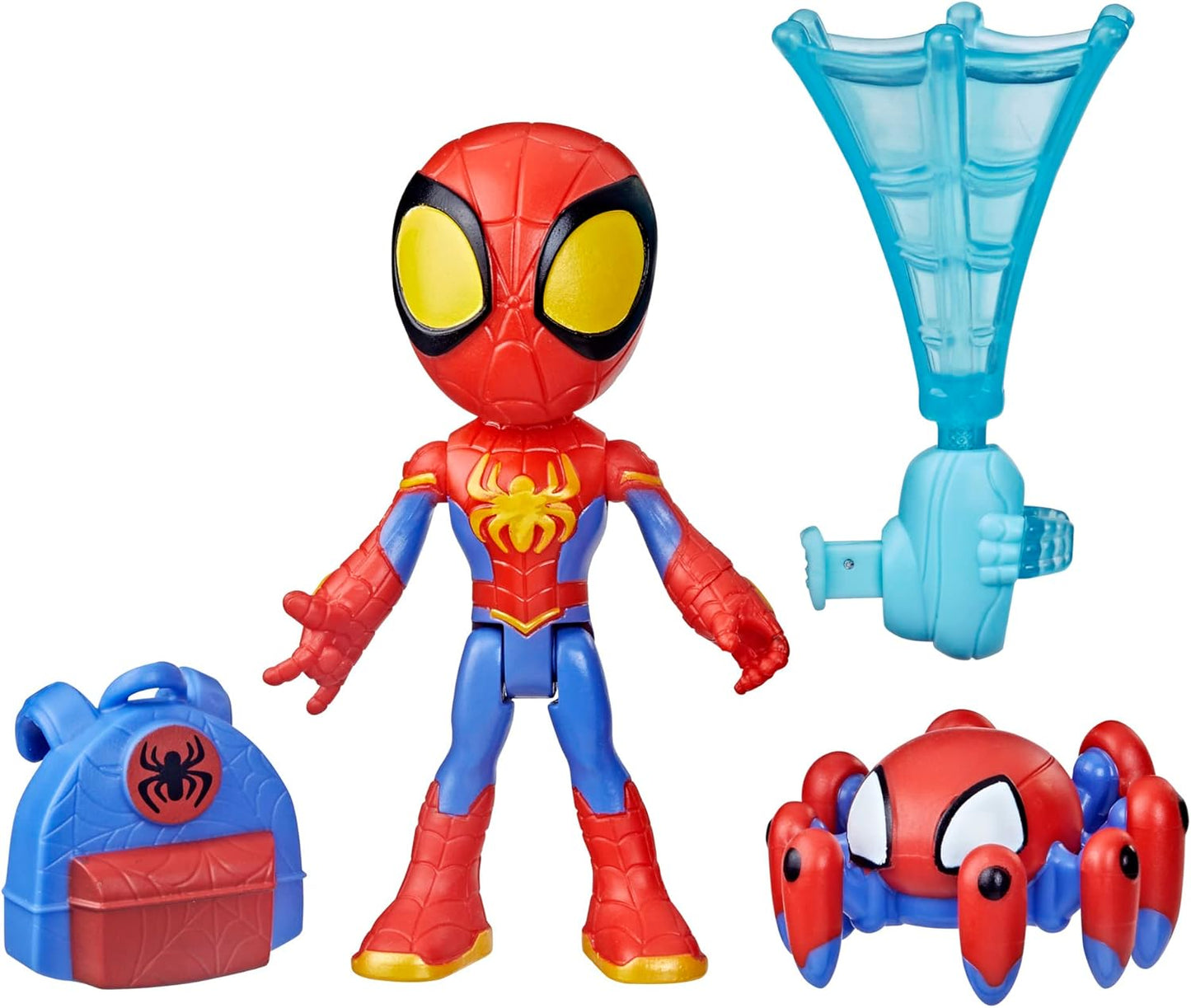 Marvel Spidey and His Amazing Friends Web-Spinners, Spidey Action Figure with Accessories