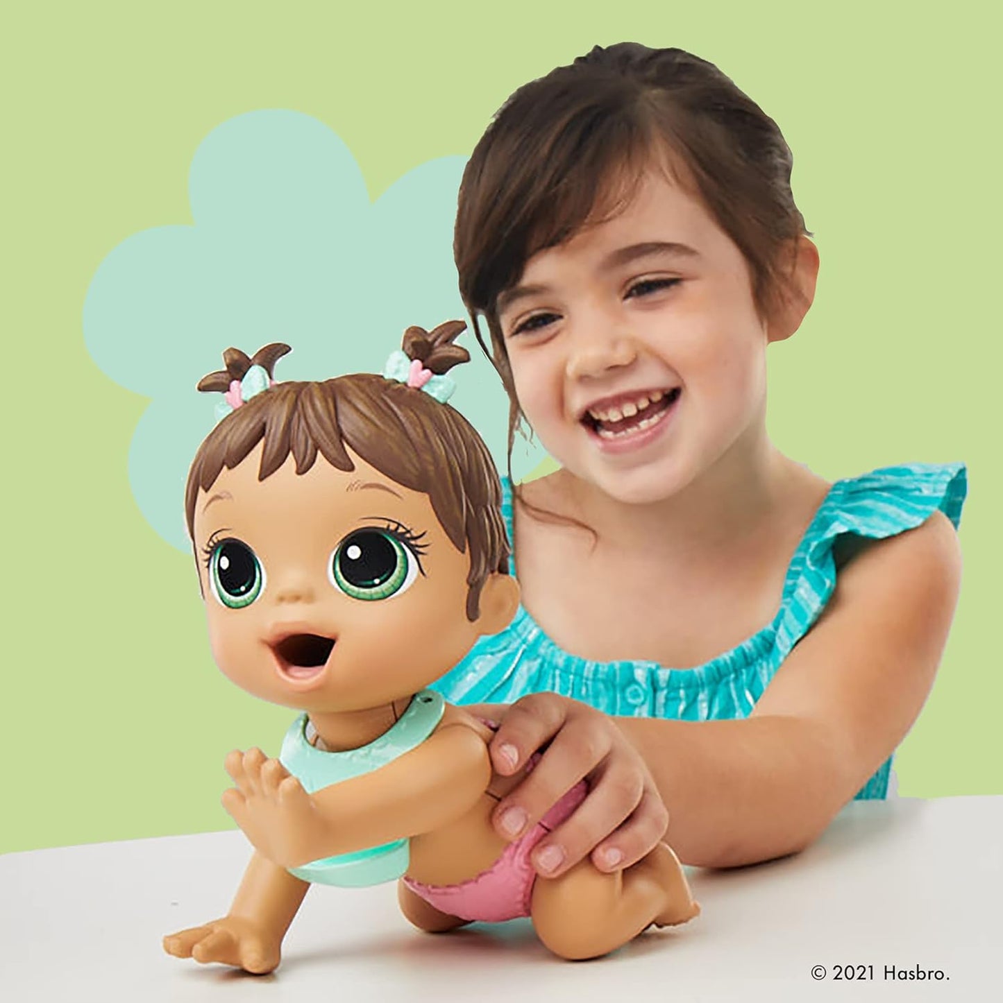 Baby Alive Lil Snacks Doll (Brown Hair)