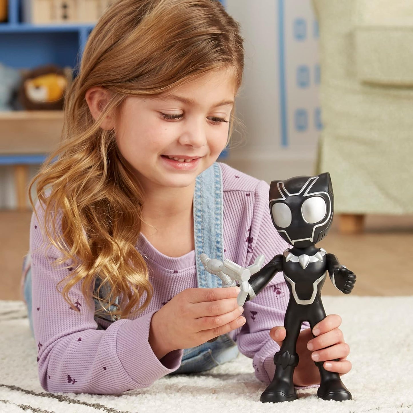 Spidey and his Amazing Friends Supersized Black Panther 9" Action Figure