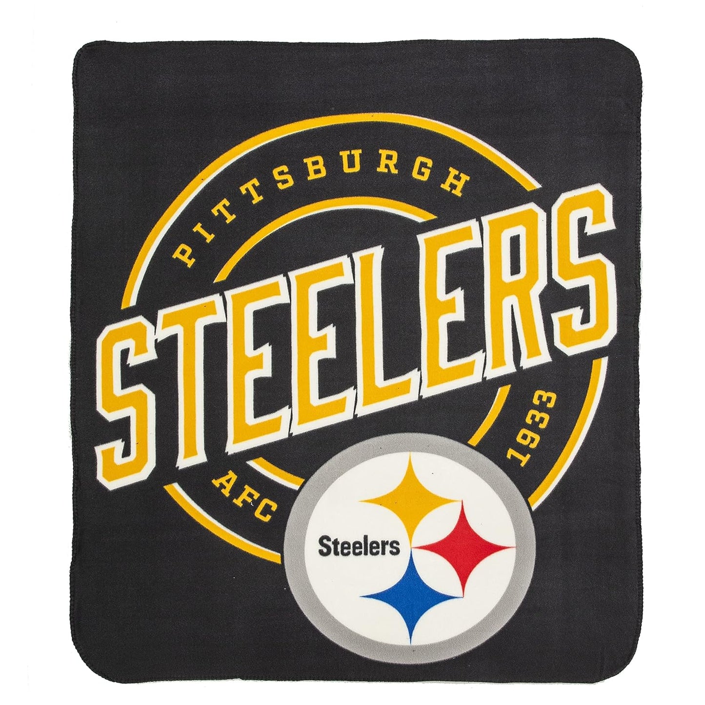 NFL Pittsburgh Steelers Fleece Throw Blanket, 50" x 60"