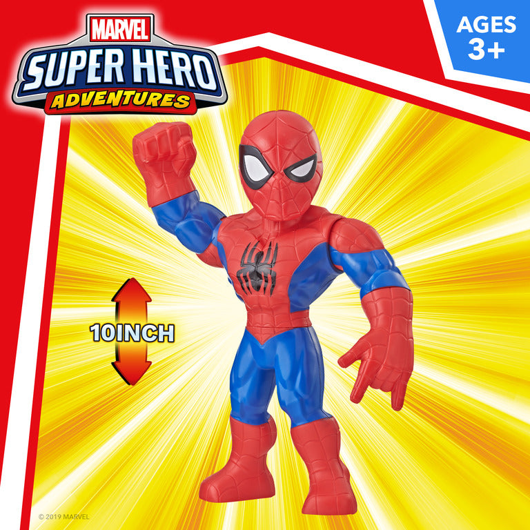 Playskool Super Hero Adventures Mega Mighties Spider Man 10-Inch Figure