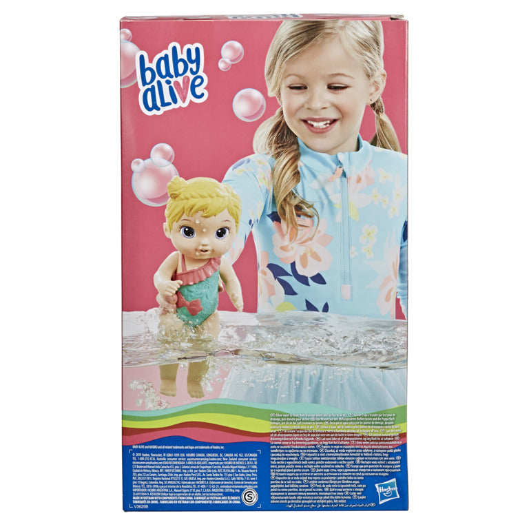 Baby Alive Splash 'n Snuggle Doll (Blonde Hair)