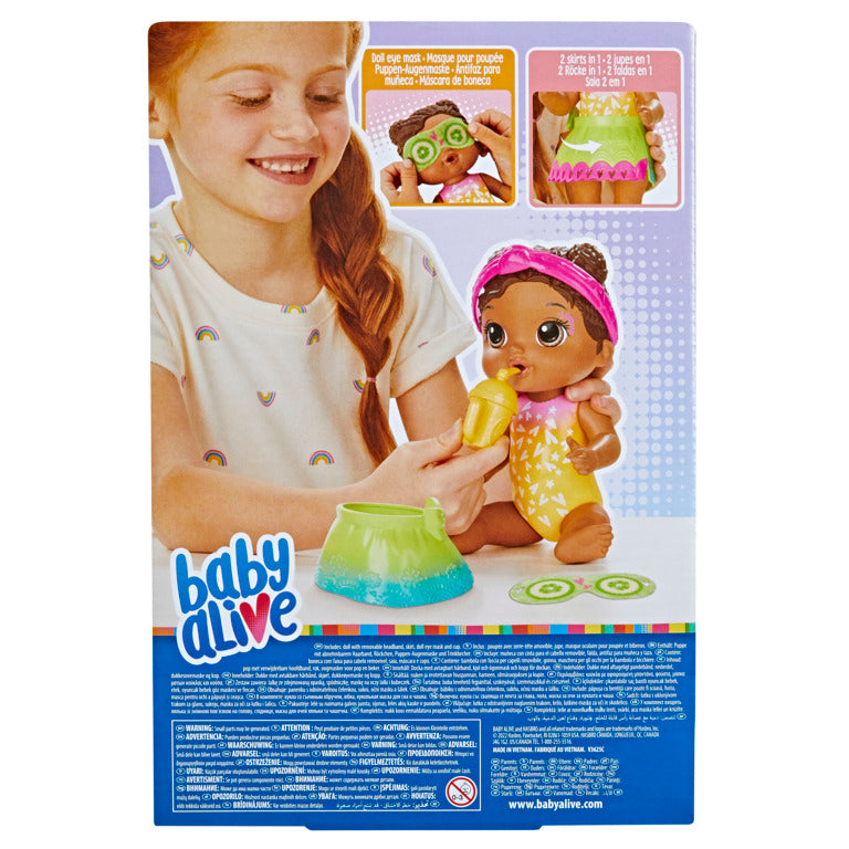 Baby Alive Rainbow Spa Baby Doll- Black Hair