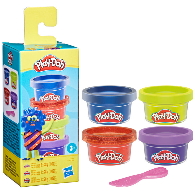 Play-Doh Mini Monster Colors 4- 1oz Tubs Pack