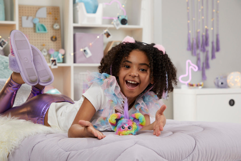 Furby Furblets 2-Pack Ray-Vee & Hip-Bop Mini Electronic Plush Toy