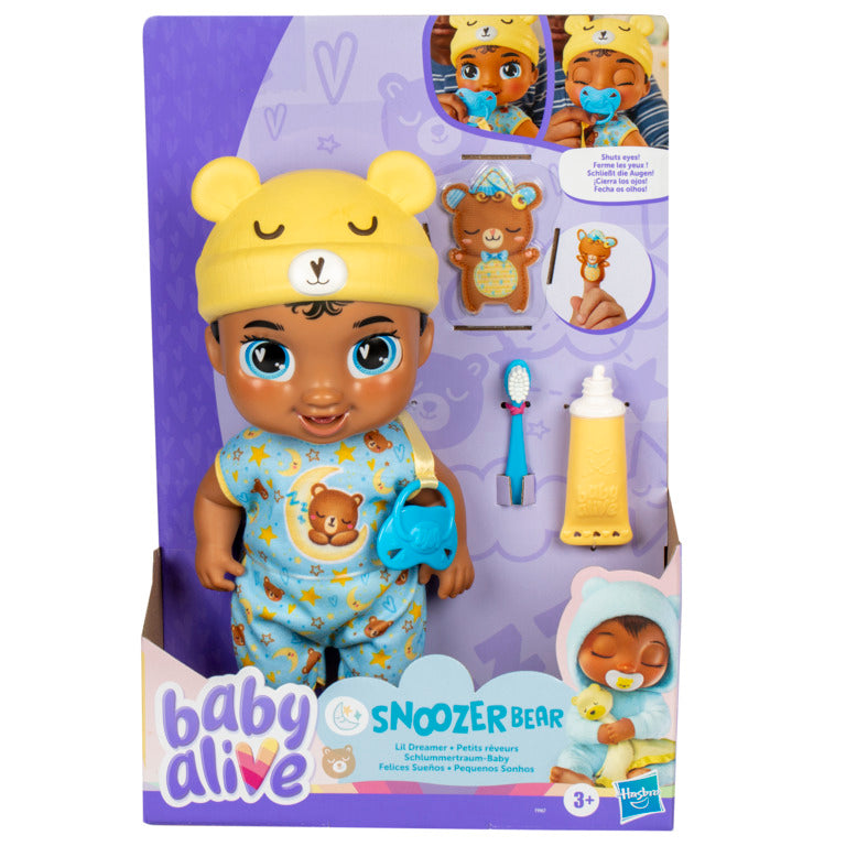 Baby Alive Lil Dreamer Snoozer Bear Doll