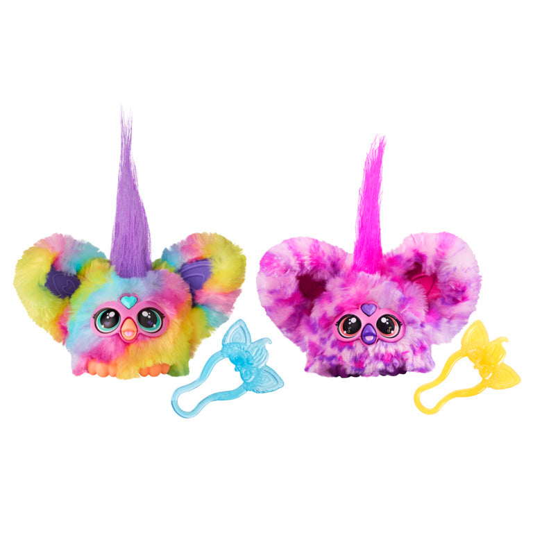 Furby Furblets 2-Pack Ray-Vee & Hip-Bop Mini Electronic Plush Toy