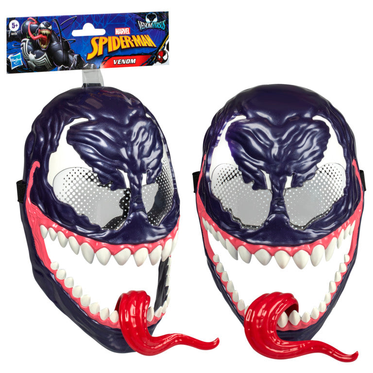 Marvel Spider-Man VenomVersus Venom Lever-Activated Swinging Tongue Mask