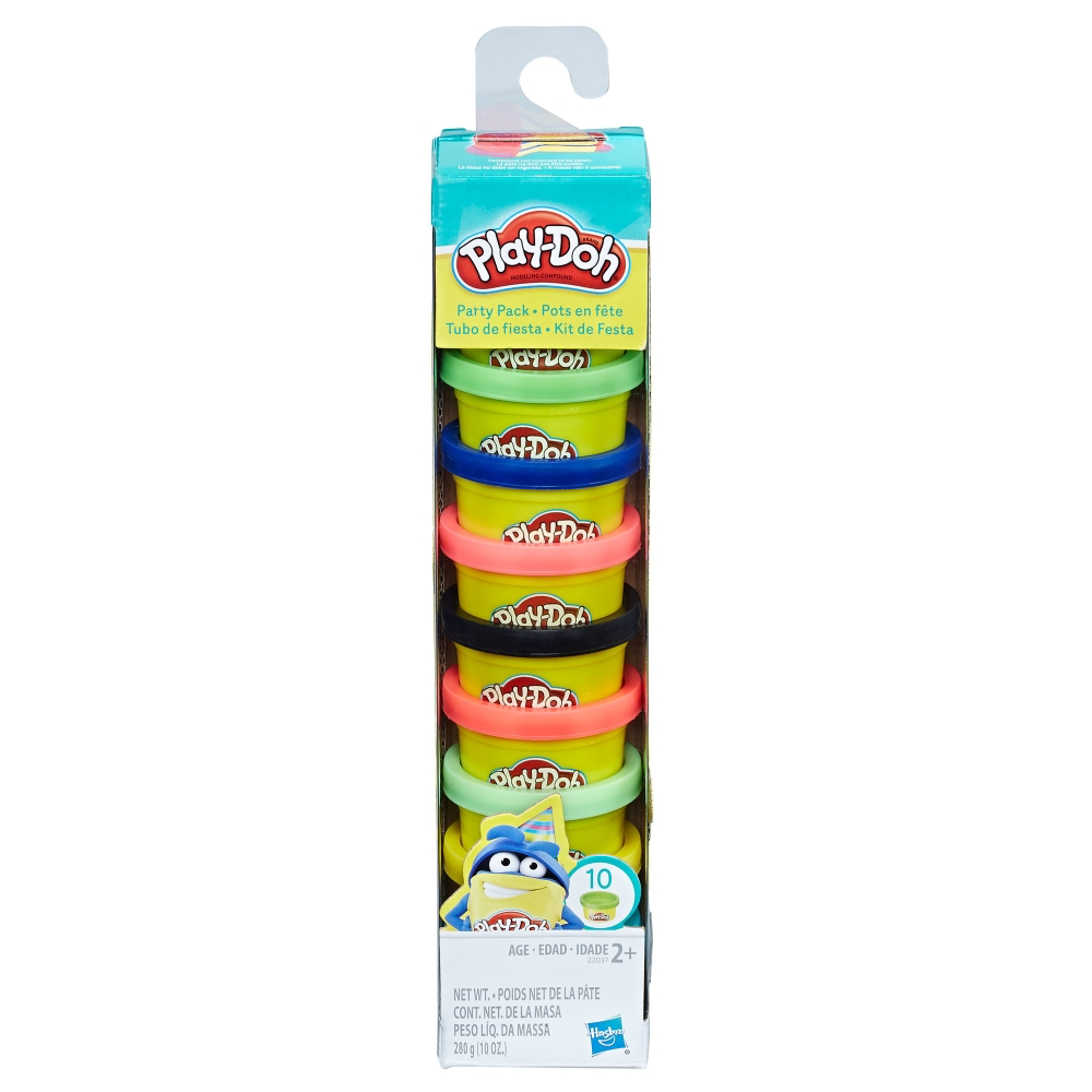 Play-Doh 10 Mini Color Cans Party Pack (10- 1oz Tubs)