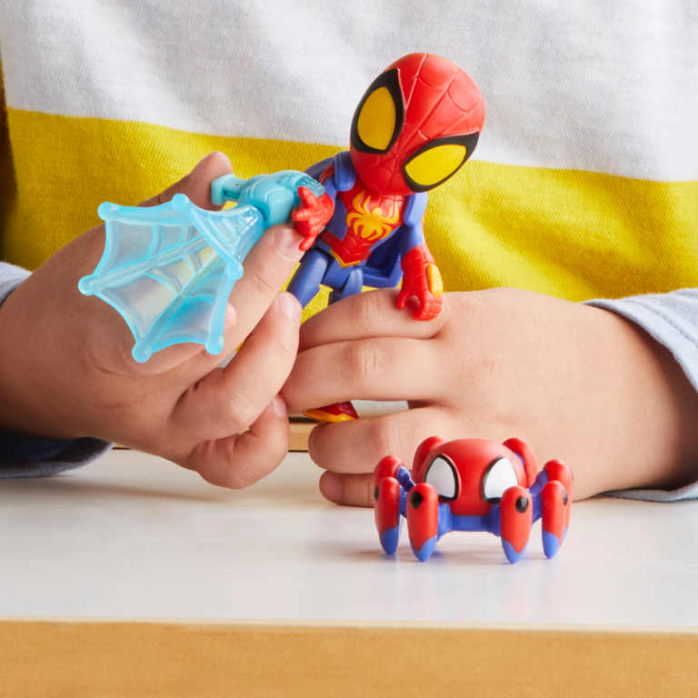 Marvel Spidey and His Amazing Friends Web-Spinners, Spidey Action Figure with Accessories