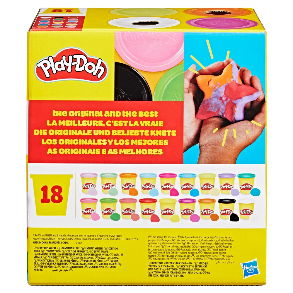 Play-Doh Imagine Anything 18 Pack Multicolored 3oz Tub Set
