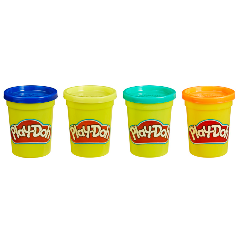 Play-Doh Wild Colors 4 ounce tubs 4-Pack