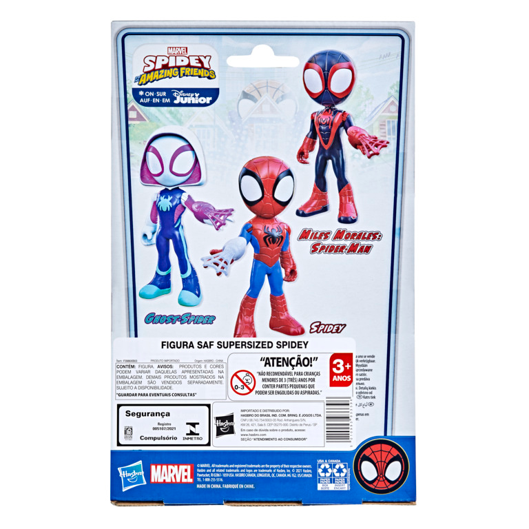 Marvel Spidey and His Amazing Friends Supersized Spidey 9” Action Figure