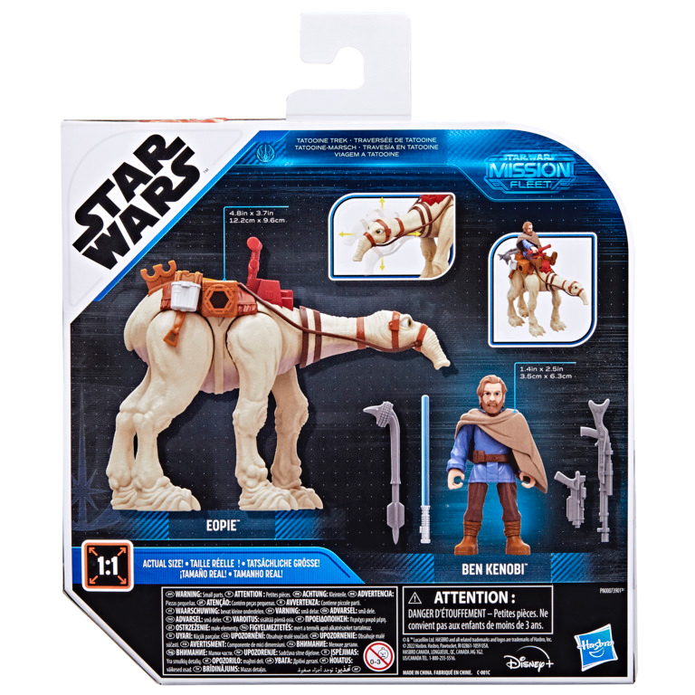 Star Wars Mission Fleet Ben Kenobe Eopie Figure Set