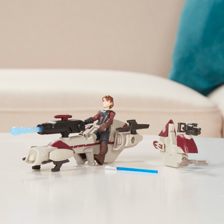 Star Wars Mission Fleet Anakin Skywalker Barc Speeder Figure Set