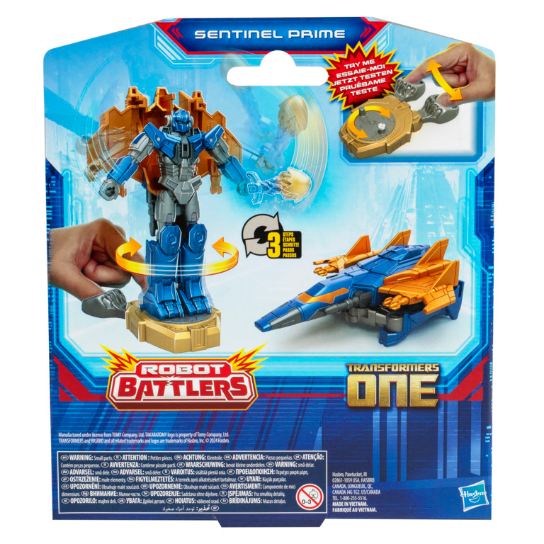 Transformers ONE 4.5" Sentinel Prime Robot Battlers Converting Figure