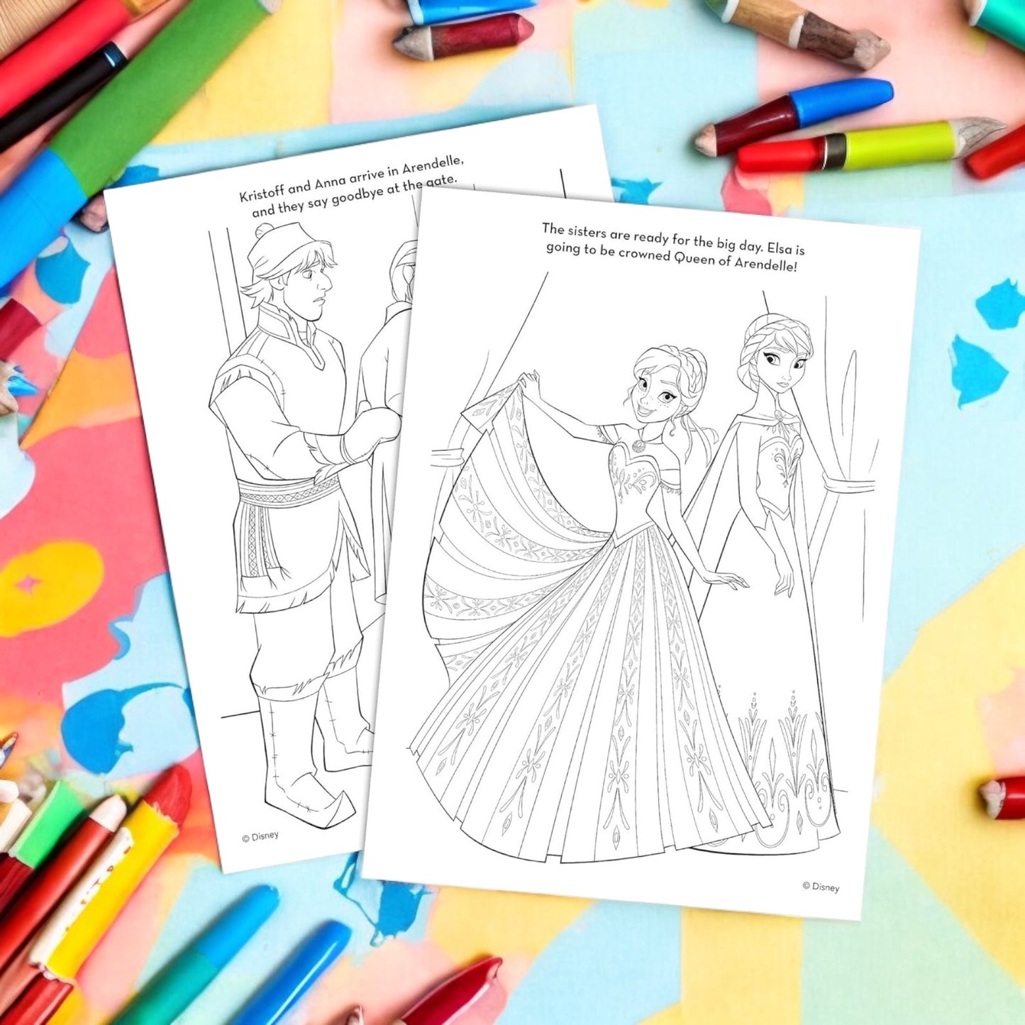 Frozen II Color & Trace Activity Book