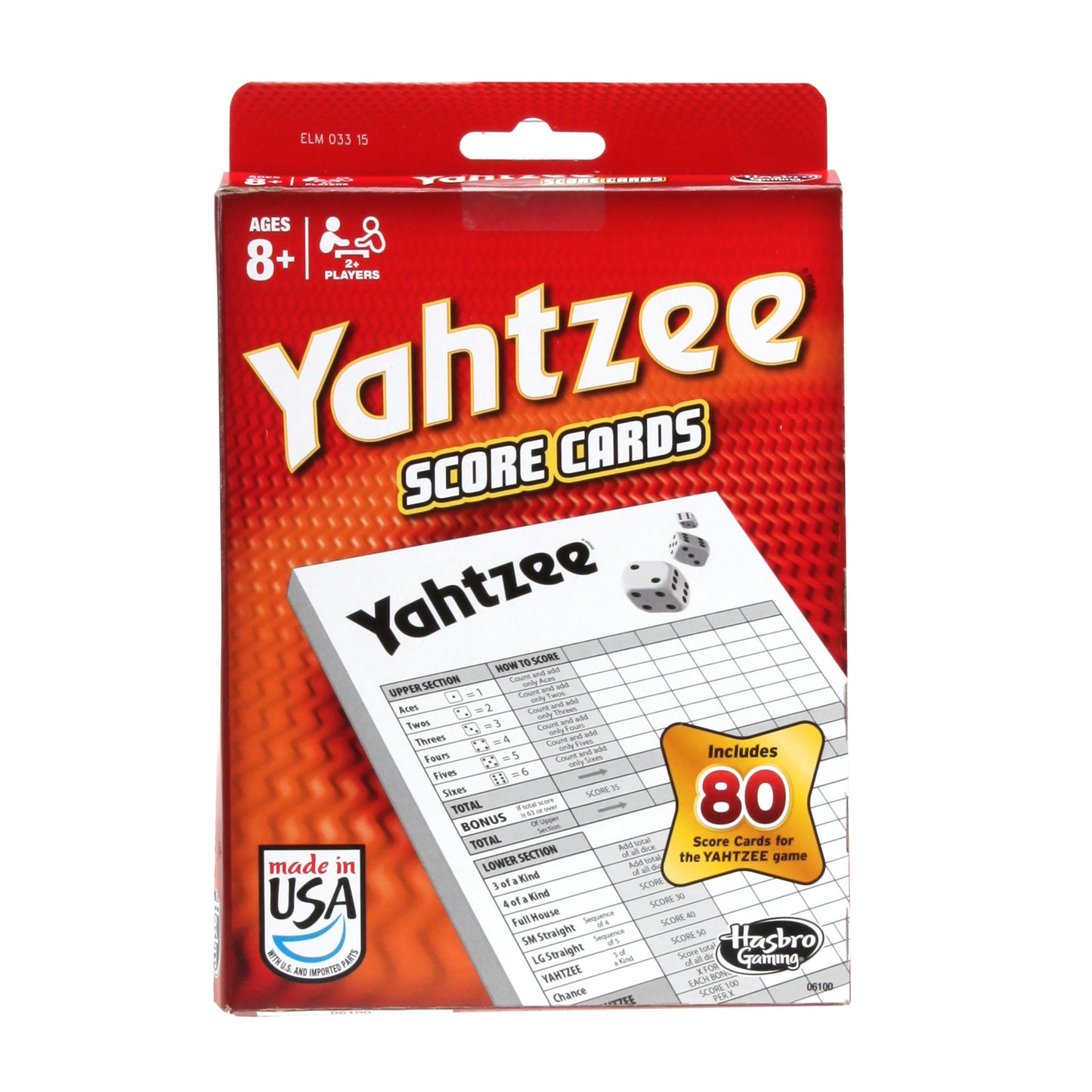 Yahtzee Score Pads