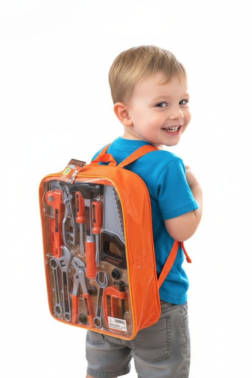 Jakks Black and Decker Play and Go Tools 23pc. Backpack