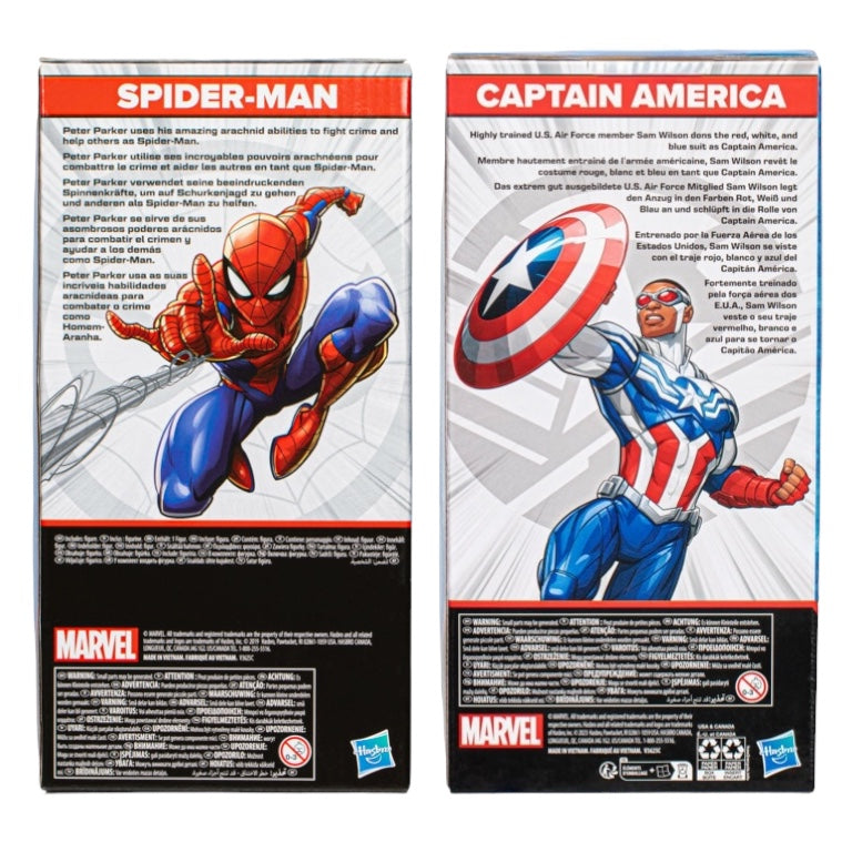 Marvel Basic 9.5" Super Hero 4-Pack Set
