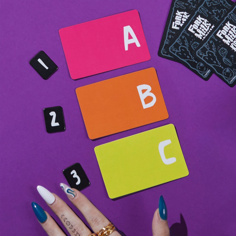 Fork Milk Kidnap Action Card Game!