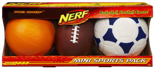 Nerf Mini Sports Ball Multi-Pack