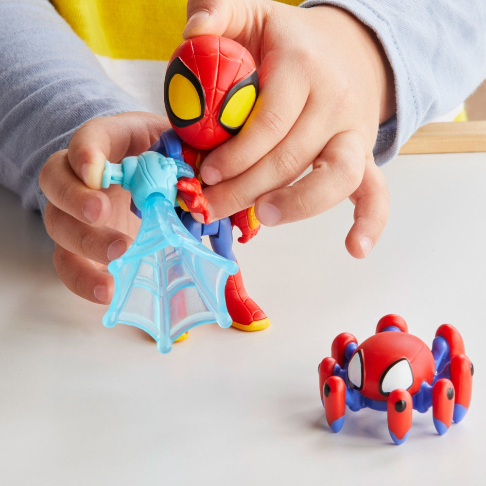 Marvel Spidey and His Amazing Friends Web-Spinners, Spidey Action Figure with Accessories