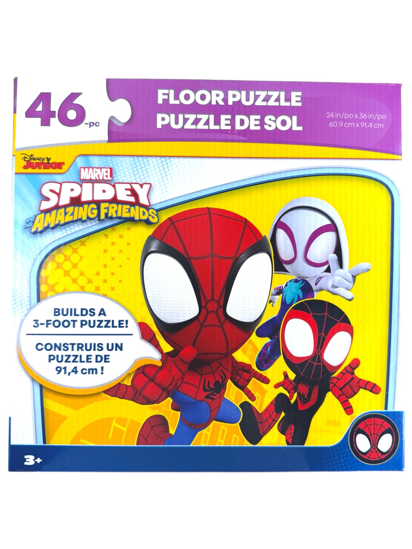 Marvel Spidey and His Amazing Friends Spin Master 46-Piece Floor Puzzle