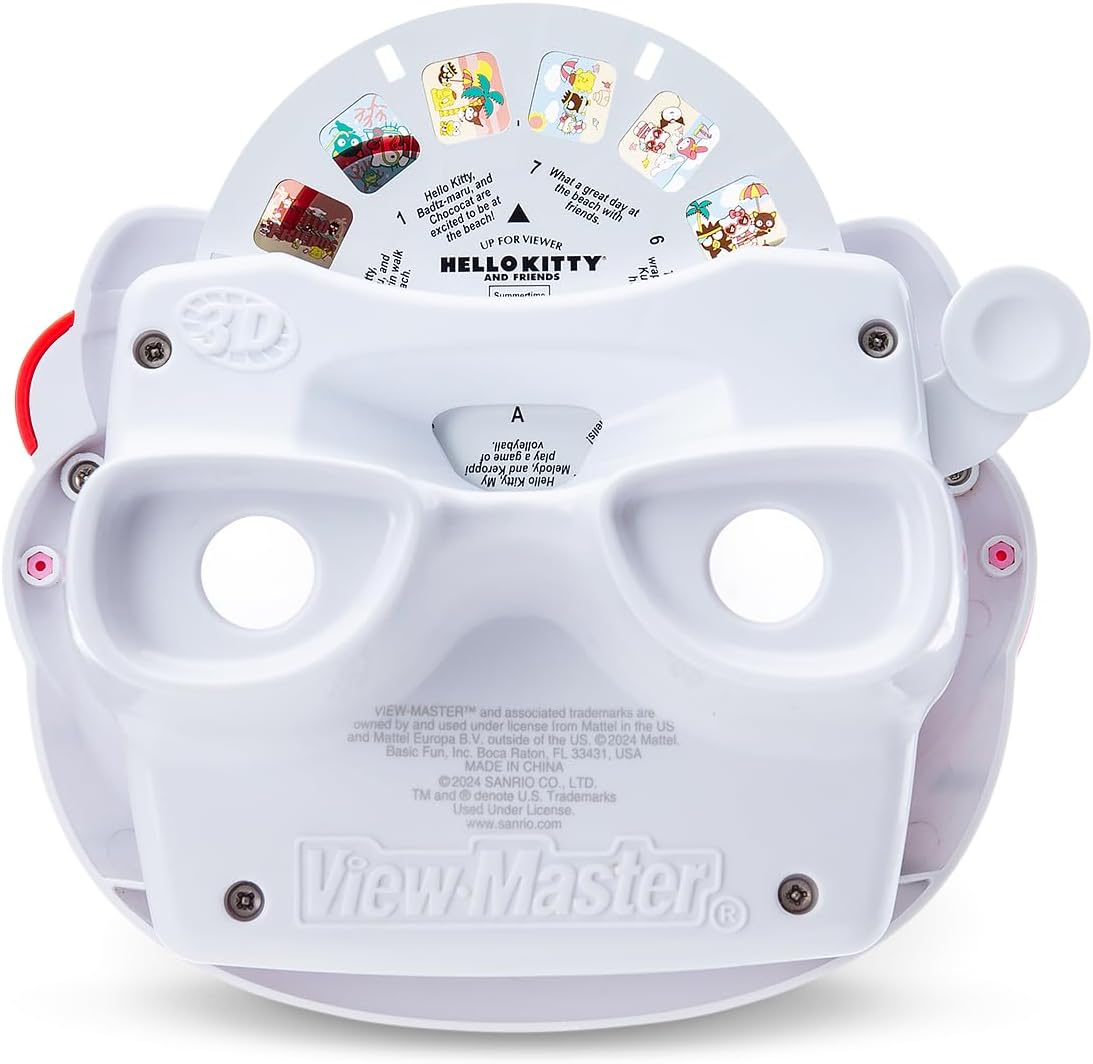 Hello Kitty Deluxe View Master Window Box Reel Viewer