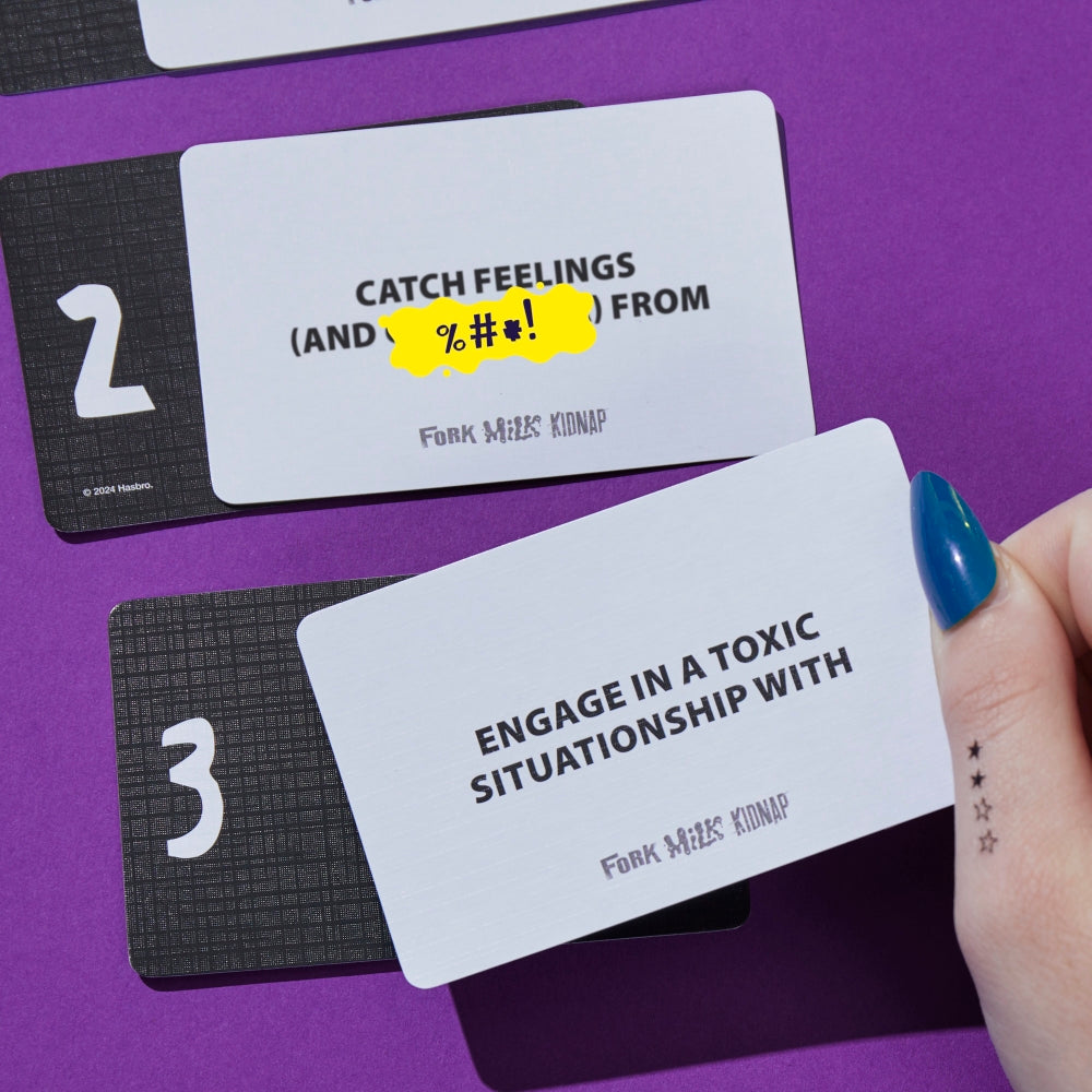 Fork Milk Kidnap Action Card Game!