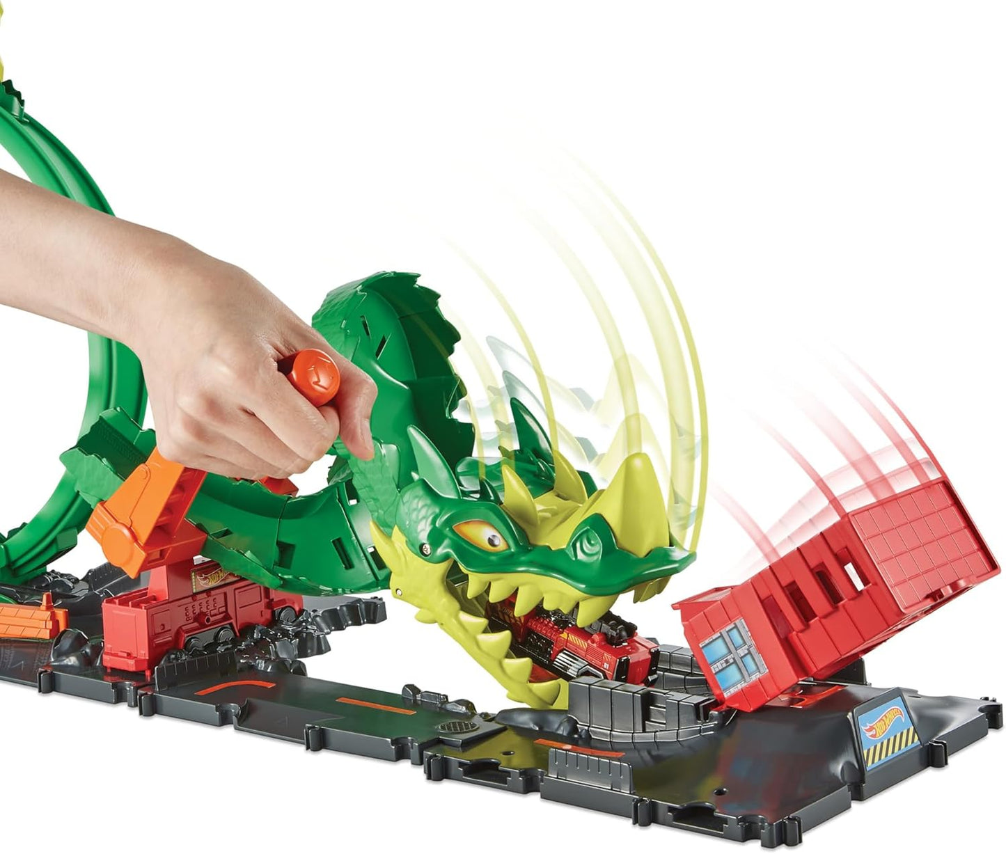 Hot Wheels Dragon Drive Firefight Playset