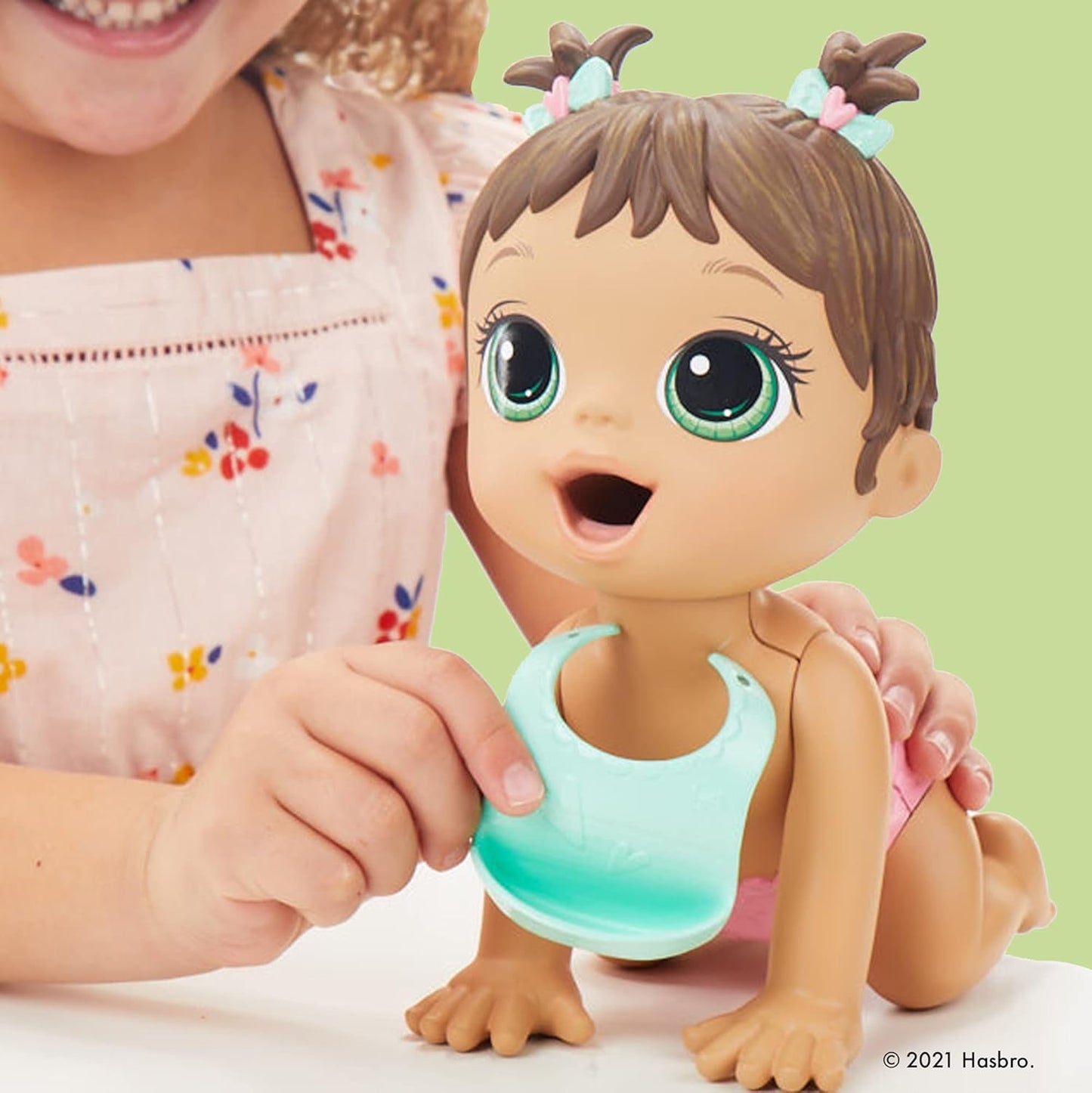 Baby Alive Lil Snacks Doll (Brown Hair)