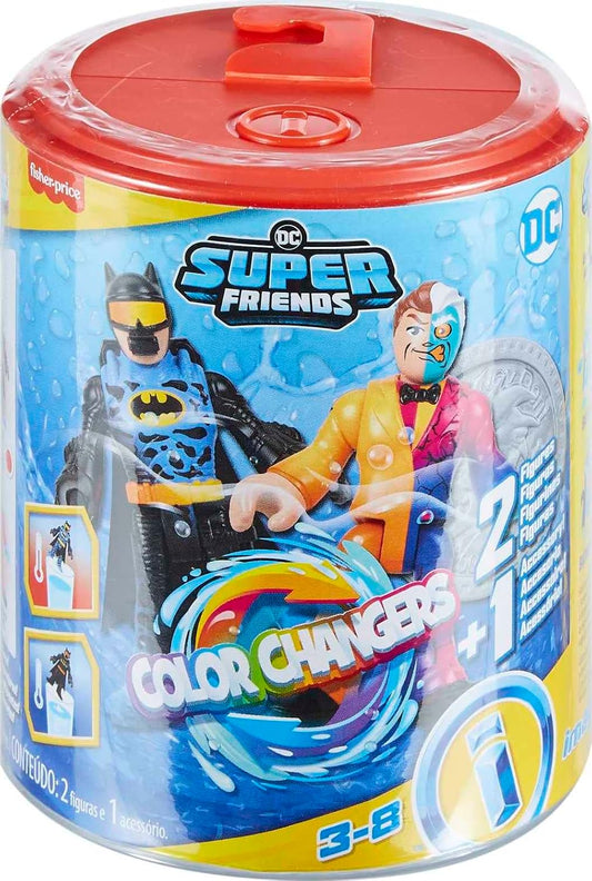 Fisher-Price DC Super Friends Color Changers Batman and Two Face Figures Set