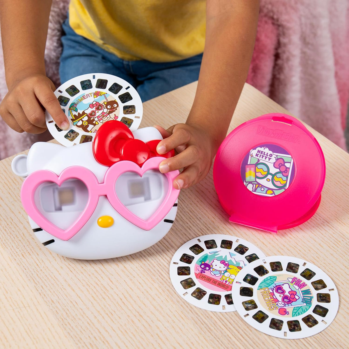 Hello Kitty Deluxe View Master Window Box Reel Viewer