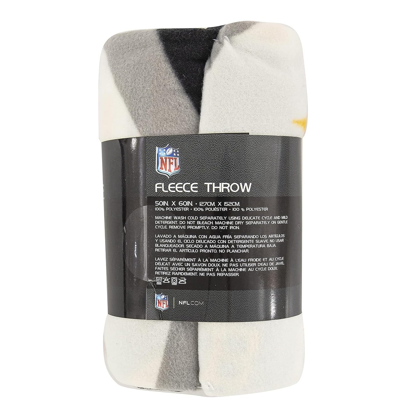 NFL Pittsburgh Steelers Fleece Throw Blanket, 50" x 60"