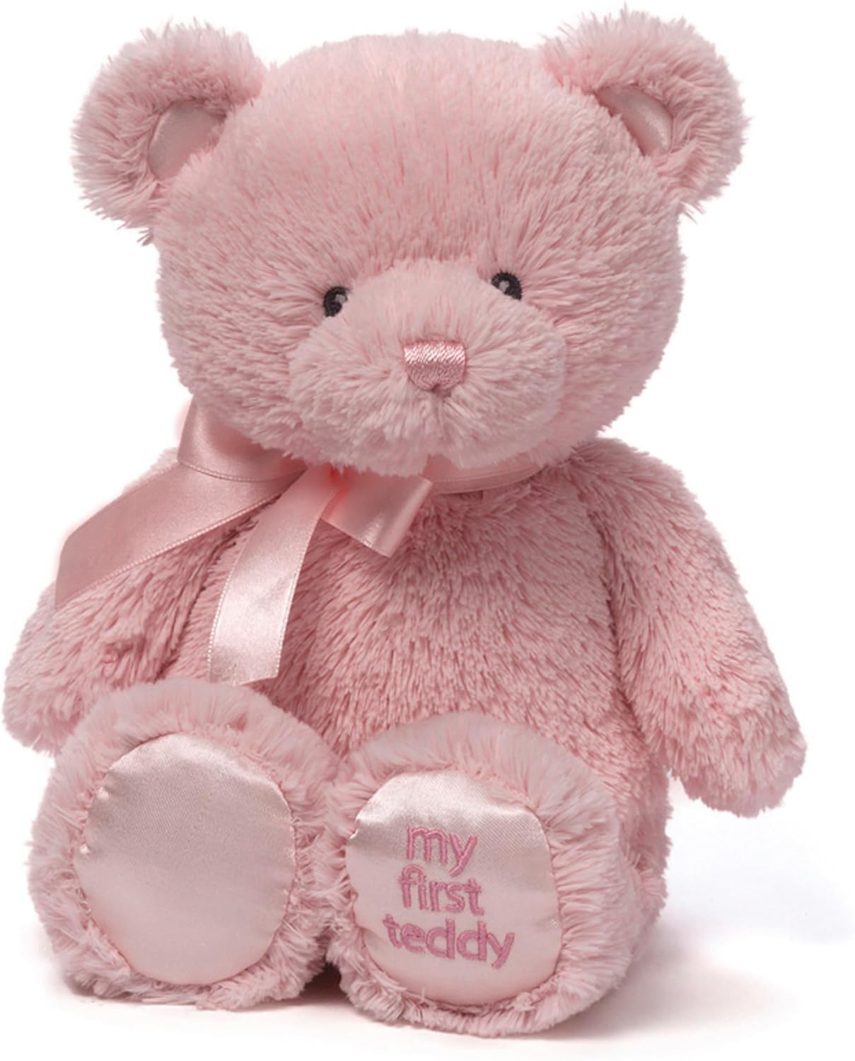 Baby GUND My First Teddy Bear 10 inch Ultra Soft Pink Plush Doll