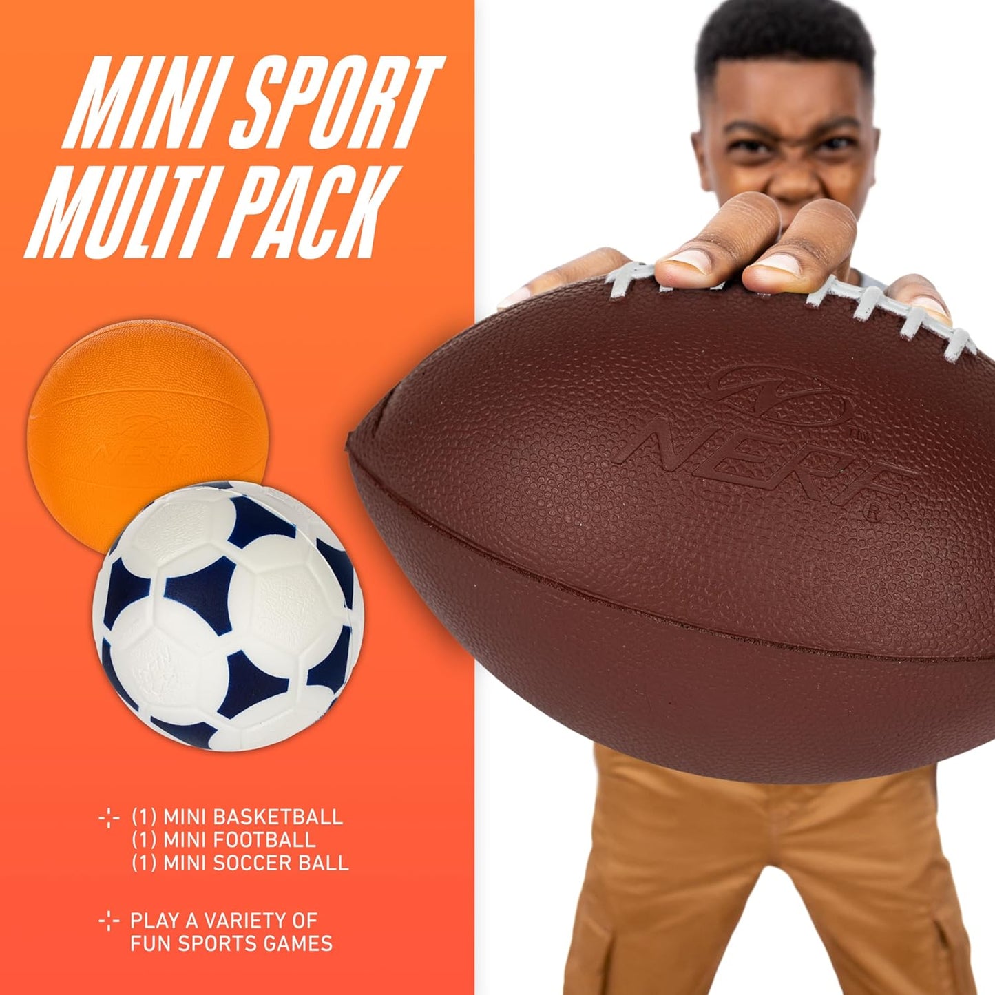 Nerf Mini Sports Ball Multi-Pack