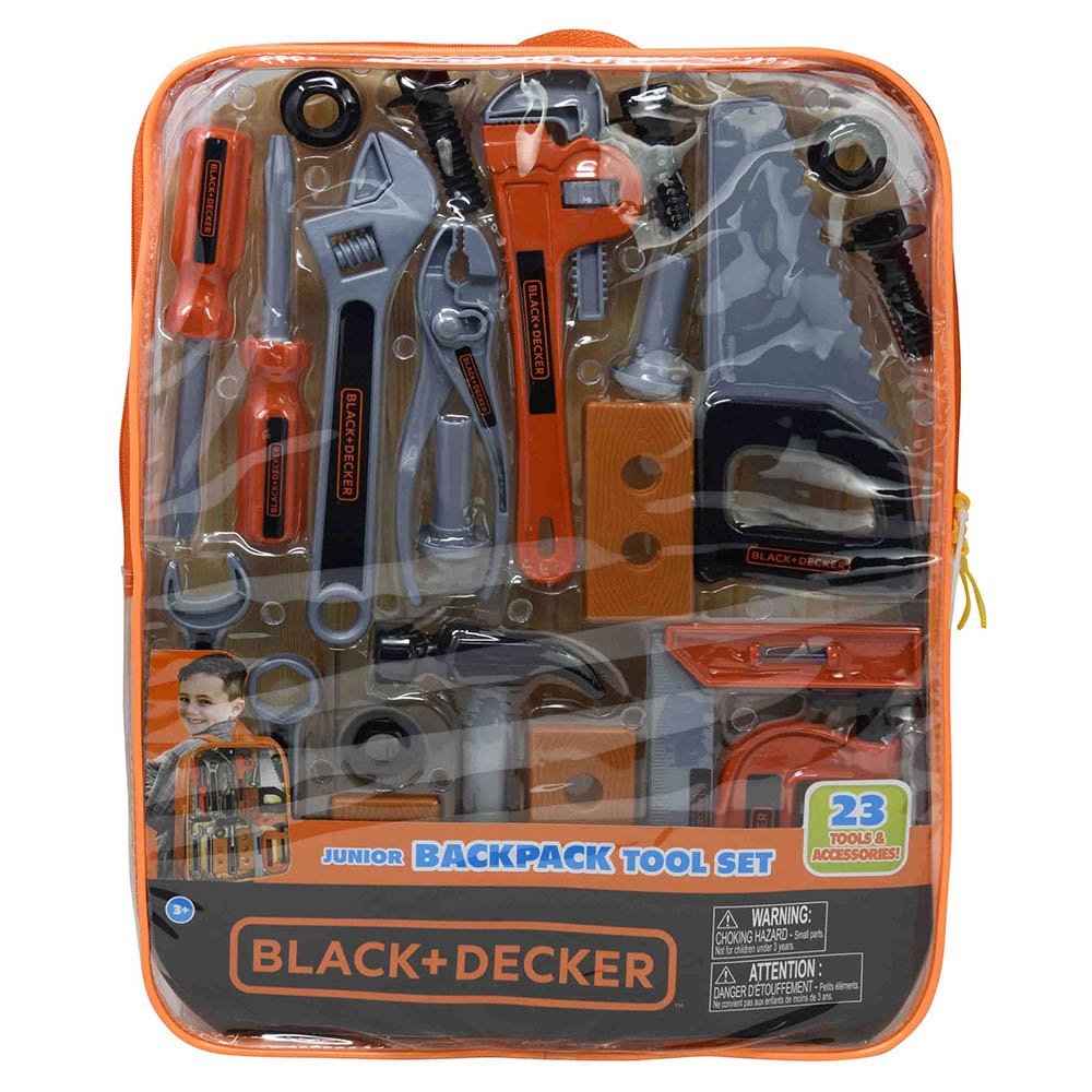 Jakks Black and Decker Play and Go Tools 23pc. Backpack