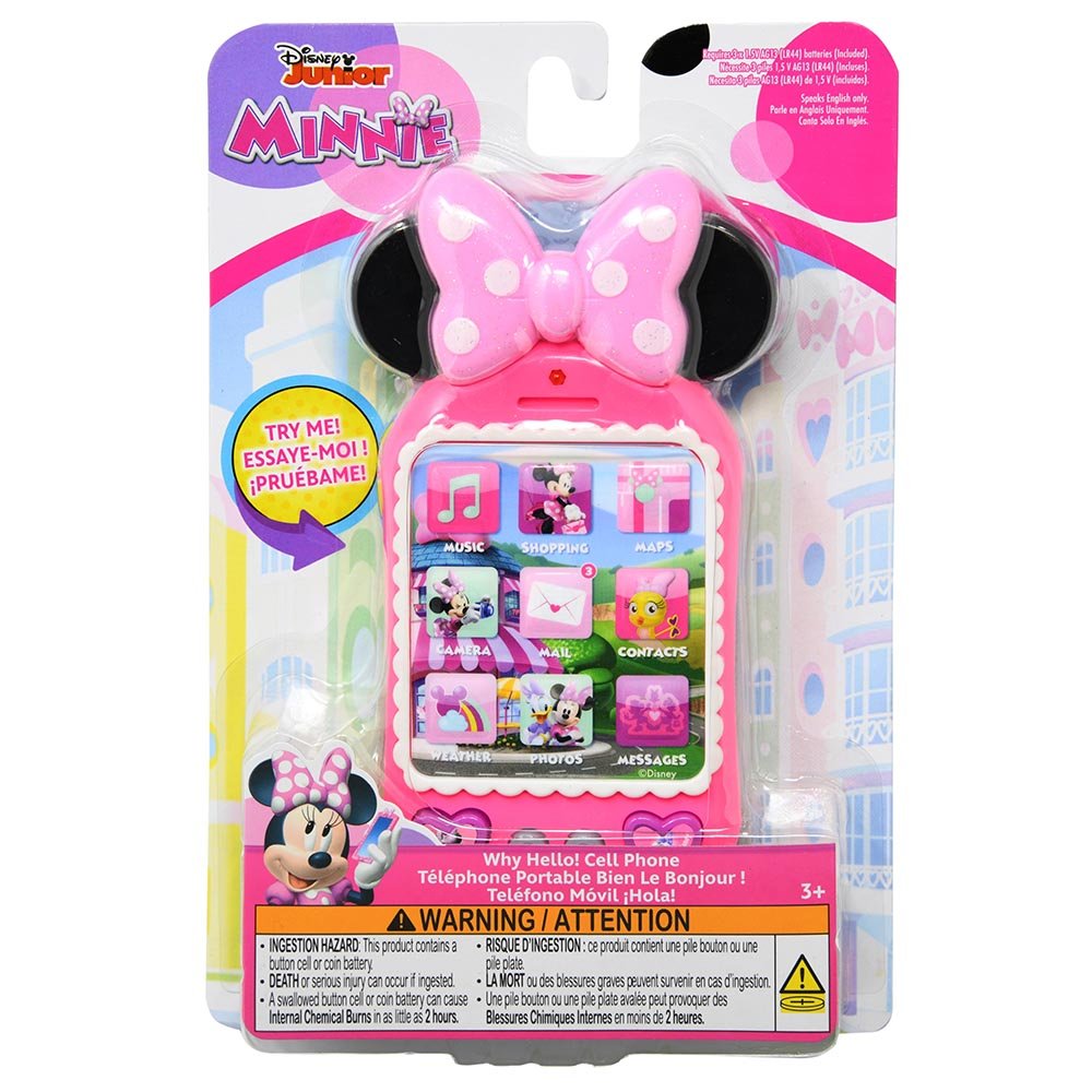 Disney Junior 'Why Hello!' Minnie Mouse Cell Phone Toy