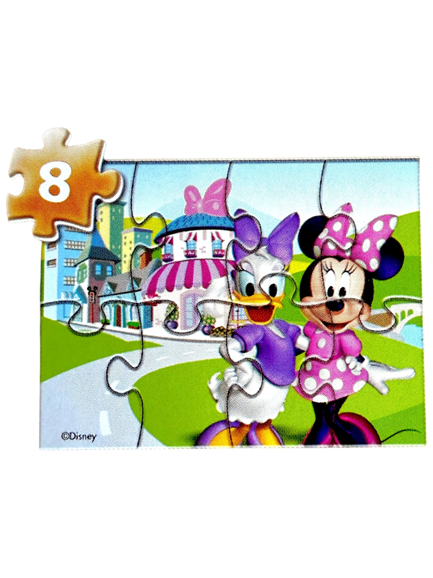Disney's Minnie Mouse 5-Pack Faux Wood Puzzle Set in Wooden Storage Box
