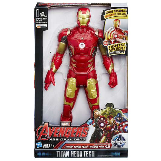 Marvel Avengers Age of Ultron Titan Hero Tech Iron Man Electronic Action Figure