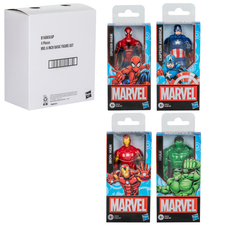 Marvel 6 Inch Basic Figure 4pk