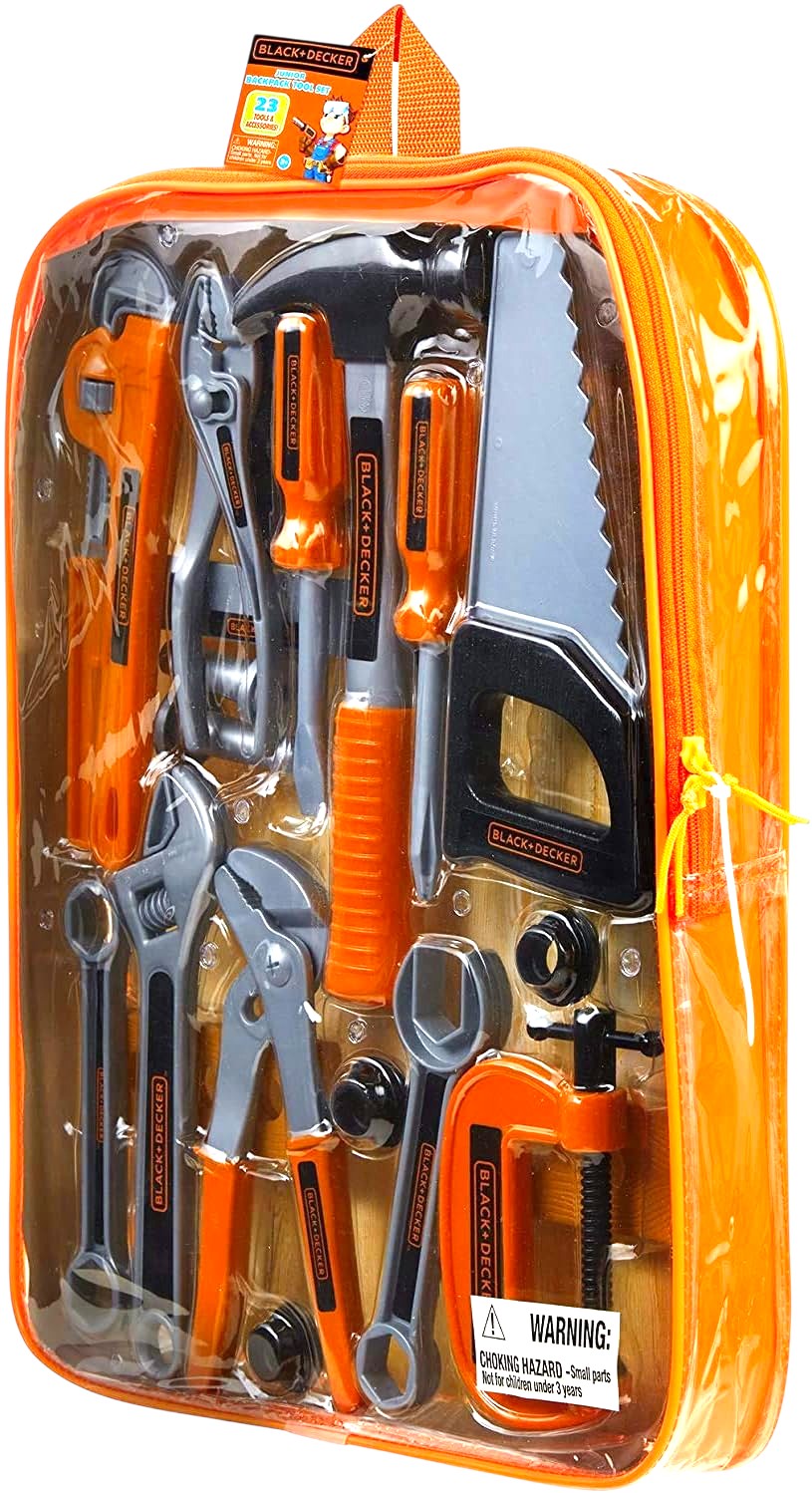 Jakks Black and Decker Play and Go Tools 23pc. Backpack
