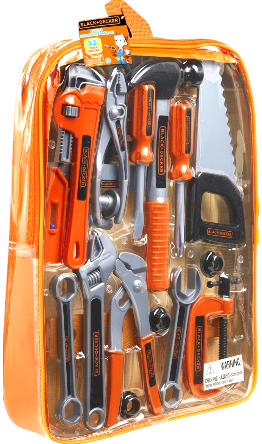 Jakks Black and Decker Play and Go Tools 23pc. Backpack
