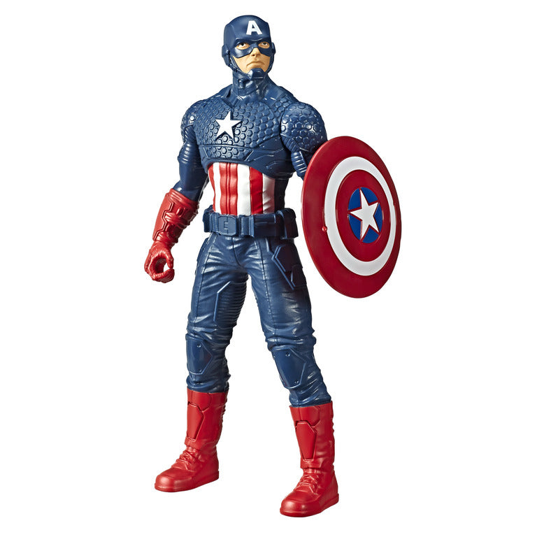 Marvel Basic 9.5 Inch Captain America Figure and Shield Accessory