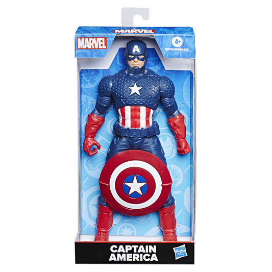 Marvel Basic 9.5 Inch Captain America Figure and Shield Accessory