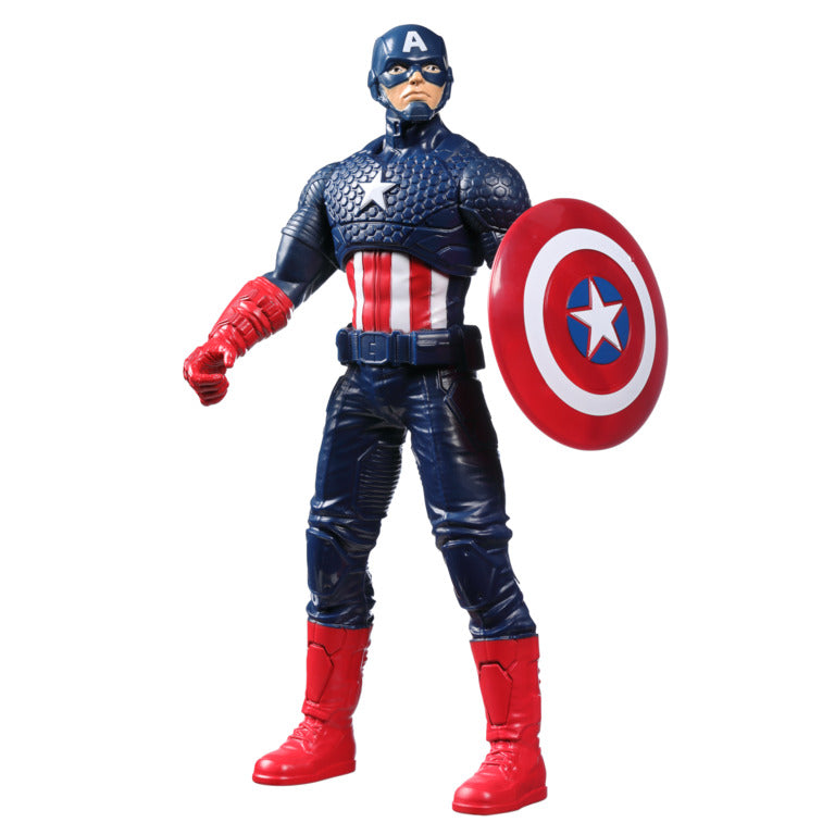Marvel Basic 9.5 Inch Captain America Figure and Shield Accessory