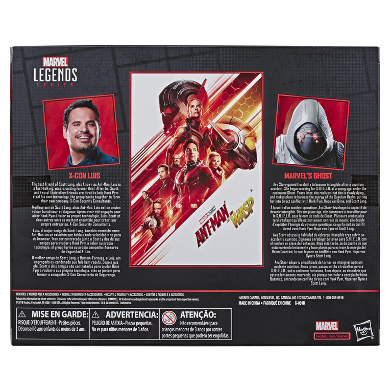 MVL Legends Series Ant-Man & The Wasp X-Con Luis & Ghost Figure set