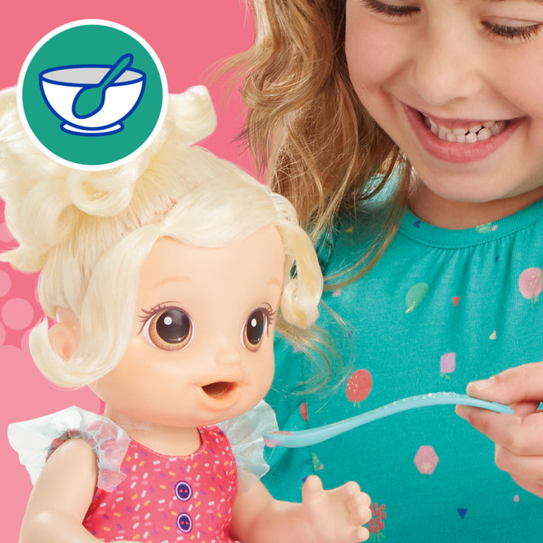 Baby Alive Magical Mixer Strawberry Shake Baby Doll (Blonde Hair)